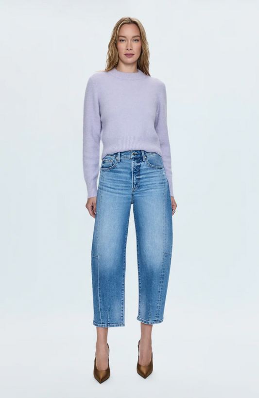ELI HIGH RISE ARCHED LEG JEAN