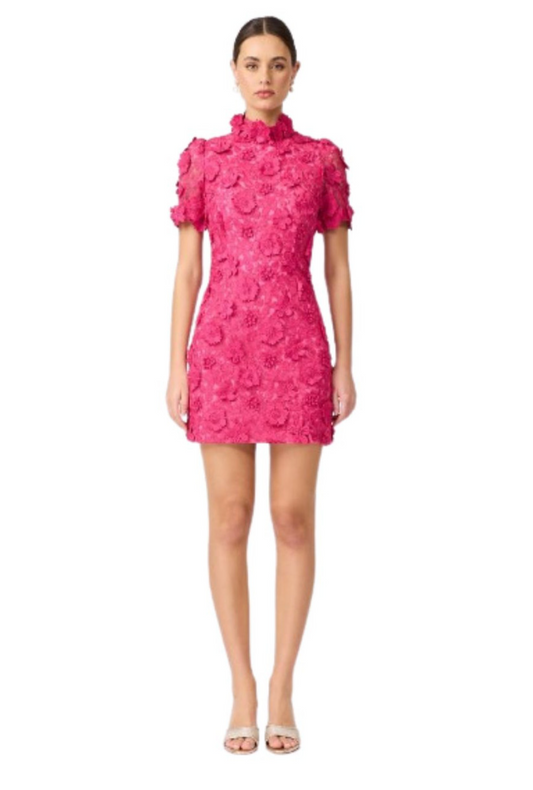 CLAUDIA MINI DRESS FUSCHIA