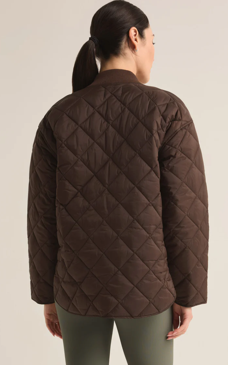SUNRISE QUILTED BOMBER JACKET