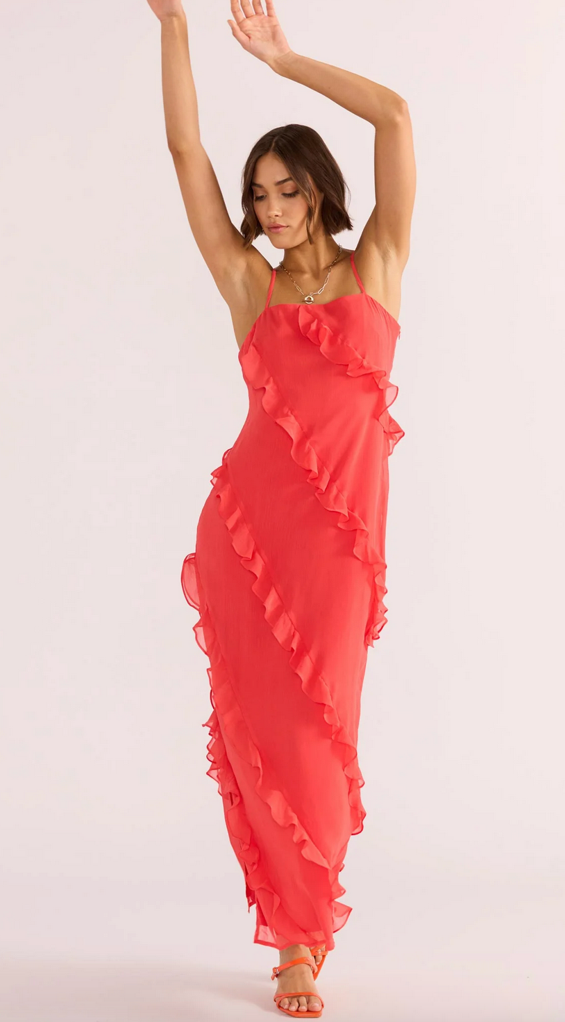 VENUS RUFFLE MAXI DRESS